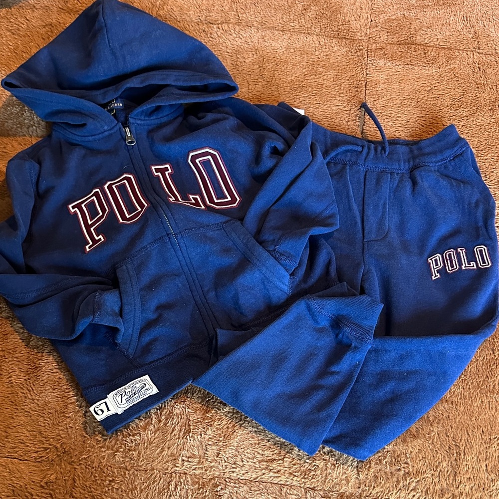 Polo by Ralph Lauren Blue Kids Matching Set